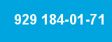 929 184-01-71